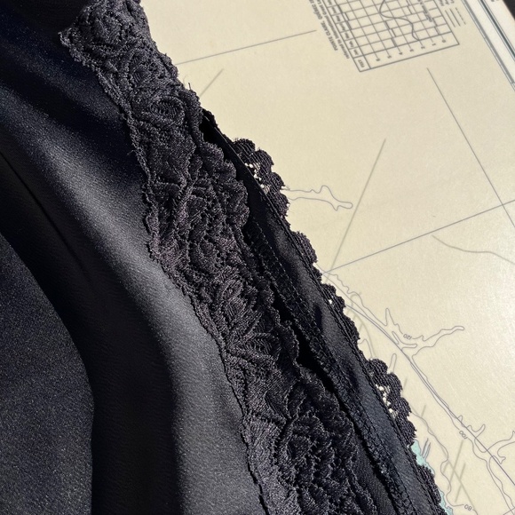 Wild Fable Black Lace Trim Slip Skirt XL - Picture 3 of 5